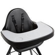 Tavita scaun de masa Childhome Evolu + Protectie din silicon, Negru ERFCH-CHEVOTSBL