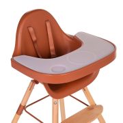Tavita scaun de masa Childhome Evolu + Protectie din silicon, Ruginiu ERFCH-CHEVOTSRU