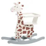 Balansoar Childhome Girafa 12-30 luni, MDF Ecru/Gri ERFCH-CWRGIF