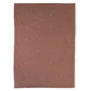 Patura matlasata Childhome 140x100 cm Jerse, Ruginiu ERFCH-CCQBLRU