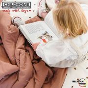 Patura matlasata Childhome 140x100 cm Jerse, Ruginiu ERFCH-CCQBLRU