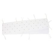 Protectie patut Childhome 35x340 cm Jerse/Muselina, Inimioare ERFCH-CCPPJOH