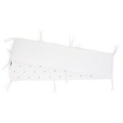 Protectie patut Childhome 35x340 cm Jerse/Muselina, Inimioare ERFCH-CCPPJOH