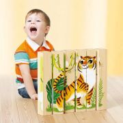 Quercetti Four Puzzle Animale Salbatice Bio ERFQ80711