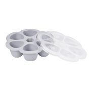 Recipient ermetic silicon multiportii 6x150 ml Beaba Light Mist ERFB912805