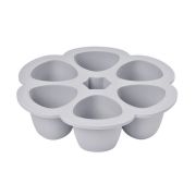 Recipient ermetic silicon multiportii 6x150 ml Beaba Light Mist ERFB912805
