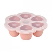 Recipient ermetic silicon multiportii 6x150 ml Beaba Old Pink ERFB912615