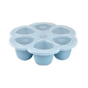 Recipient ermetic silicon multiportii 6x90 ml Beaba Windy Blue ERFB912493