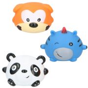 Set 3 jucarii de baie Eddy Toys, Panda, Catel, Zebra ERFED16136-1