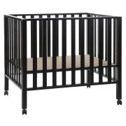 Tarc Childhome 94 cu roti 75x95 cm Lemn, Black ERFCH-PA94BL