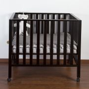 Tarc Childhome 94 cu roti 75x95 cm Lemn, Black ERFCH-PA94BL