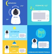 Video Monitor Digital Beaba ZEN Plus White ERFB930294