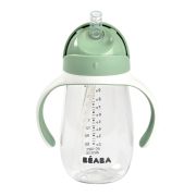 Cana cu pai din Tritan Beaba 300 ml Sage Green ERFB913533