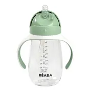 Cana cu pai din Tritan Beaba 300 ml Sage Green ERFB913533