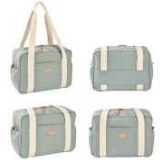 Geanta de infasat Beaba Paris Sage Green ERFB940296