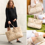Geanta matlasata Childhome Family Bag Bej ERFCH-CWFBPBE