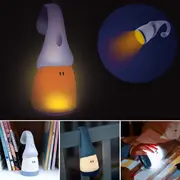 Lampa portabila 2 in 1 Beaba Pixie Torch Light Blue ERFB930300