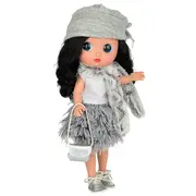 Papusa Arias Dunya Elegance 38 cm Gray Fringe ERFA60295