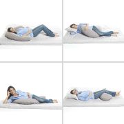 Perna gravida Beaba Big Flopsy 170 cm Fleur de Coton Linen ERFB0508171