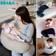 Perna gravida Beaba Big Flopsy 170 cm Fleur de Coton Linen ERFB0508171