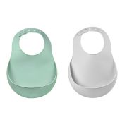 Set 2 Bavete silicon Beaba Light Mist/Sage Green ERFB913542