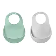 Set 2 Bavete silicon Beaba Light Mist/Sage Green ERFB913542