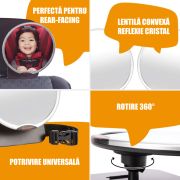 Set 2 oglinzi retrovizoare Diono Easy View ERFD40115