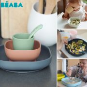 Set de masa silicon Beaba 4 piese Mineral ERFB913543