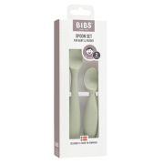 Bibs - set 2 lingurite, sage bbb4330250