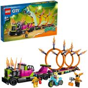 LEGO CITY CAMION DE CASCADORIE SI PROVOCAREA CERCURILOR DE FOC 60357 VIVLEGO60357