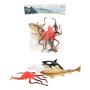 Set 5 figurine animale marine Animal World Keycraft TT34925A BBJTT34925A_Initiala
