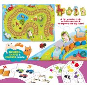 Puzzle - trenuletul vesel de la ferma