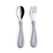 Set tacamuri din inox pentru copii BabyJem (Culoare: Gri) JEMbj_5224