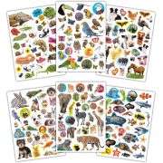 Carte cu abtibilduri - animalute