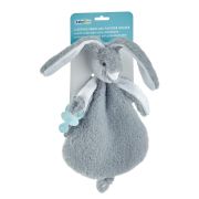 Jucarie atasament bebelusi Iepuras, BabyJem, cu sistem prindere suzeta (Culoare: Maro) JEMbj_8131