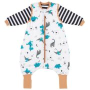 Sac de dormit cu picioruse si maneca lunga detasabila Jurassic 70 cm + manseta 2.5 Tog BBXEU890-25FSN