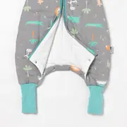 Sac de dormit cu picioruse si maneca lunga detasabila Safari 80 cm + manseta 2.5 Tog BBXEU921-25FSN