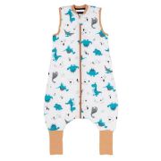 Sac de dormit cu picioruse si talpa antiderapanta Jurassic 90 cm + manseta 1.0 Tog BBXEU892-10FN