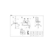 Scaun birou hm tirol 2 gri inchis drm8634