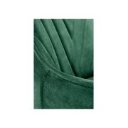 Scaun birou copii hm rico, ergonomic, stofa tip catifea, cadru polipropilena, pivotant, inaltime reglabila, 100 kg, verde drm9916