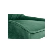 Scaun birou copii hm rico, ergonomic, stofa tip catifea, cadru polipropilena, pivotant, inaltime reglabila, 100 kg, verde drm9916