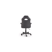 Scaun birou copii hm storm, piele ecologica, inaltime ajustabila, rotire 360 ˚, 100 kg, negru/rosu drm8866