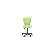 Scaun birou copii hm toby, ergonomic, cadru polipropilena, rotativ, inaltime reglabila, 80 kg, gri/verde drm8853
