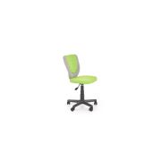Scaun birou copii hm toby, ergonomic, cadru polipropilena, rotativ, inaltime reglabila, 80 kg, gri/verde drm8853