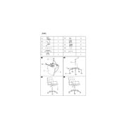 Scaun birou copii sl q022 bleumarin velvet drm9602