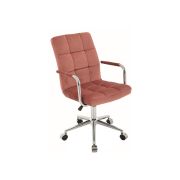 Scaun birou copii sl q022, ergonomic, cadru otel, stofa, inaltime ajustabila, rotire 360 ˚, 90 kg, gri drm8871