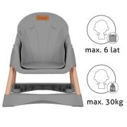 Scaun de masa 2 in 1 kidwell karimi - gri edeedikrwykar02a0