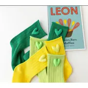 Set 3 perechi de sosetele pentru fetite - Heart ADSKK2022-83-C24