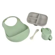 Set de masa silicon Beaba Essentials Grey/Sage Green ERFB913556
