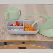 Set de masa silicon Beaba Essentials Grey/Sage Green ERFB913556